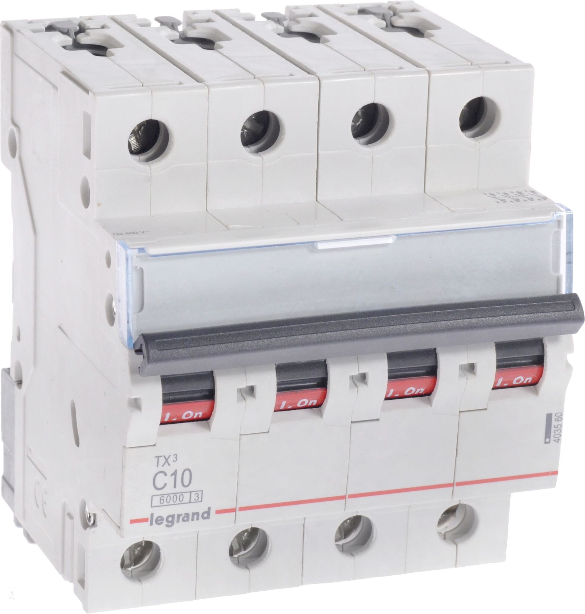 Legrand Leitungsschutzschalter 4P C 10A 6Ka Ac S304 Tx3 403560 3414970389831