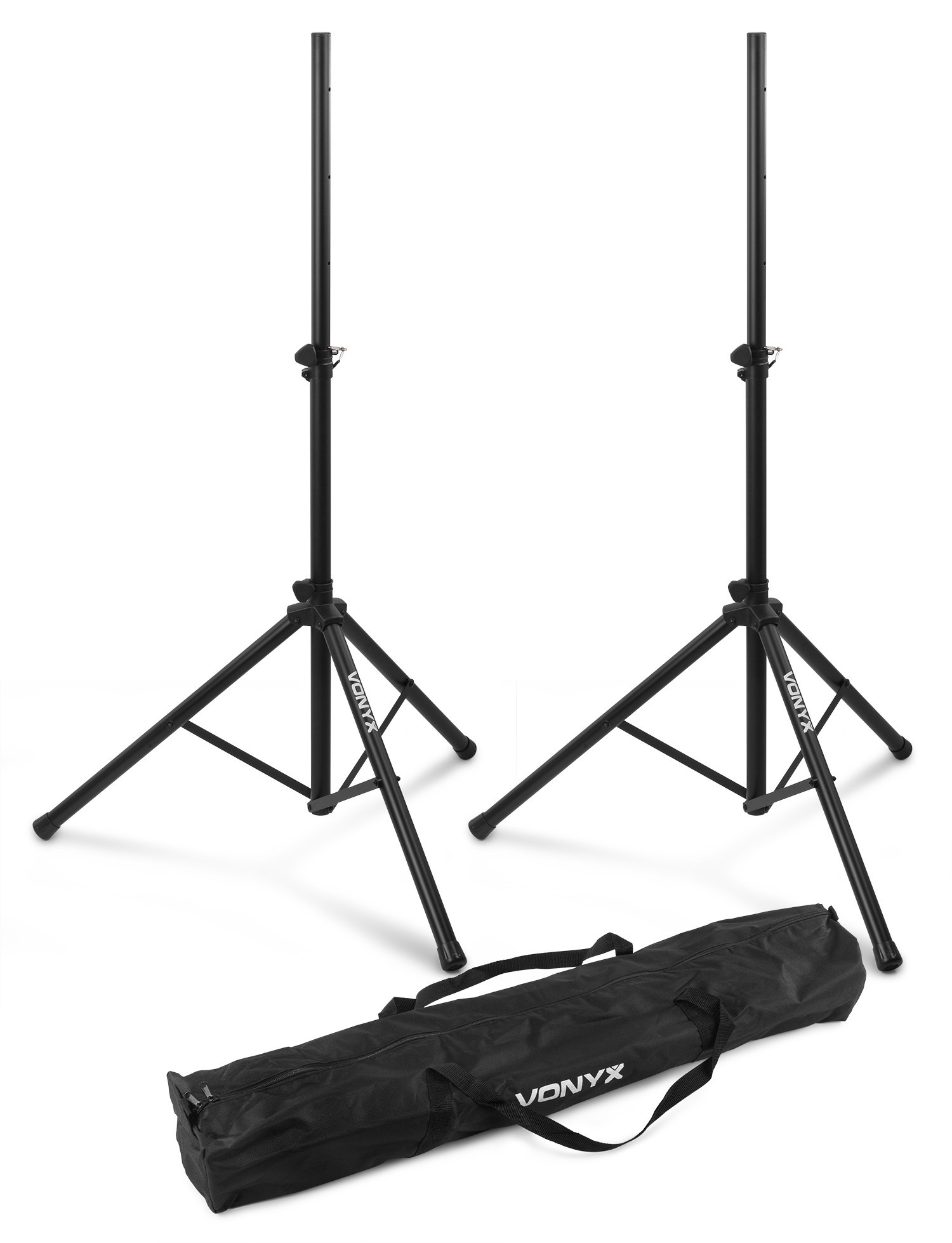 Vonyx Lautsprecherständer Ls01k Höhenverstellbar Set Stabil Mit Tragetasche - Image 3