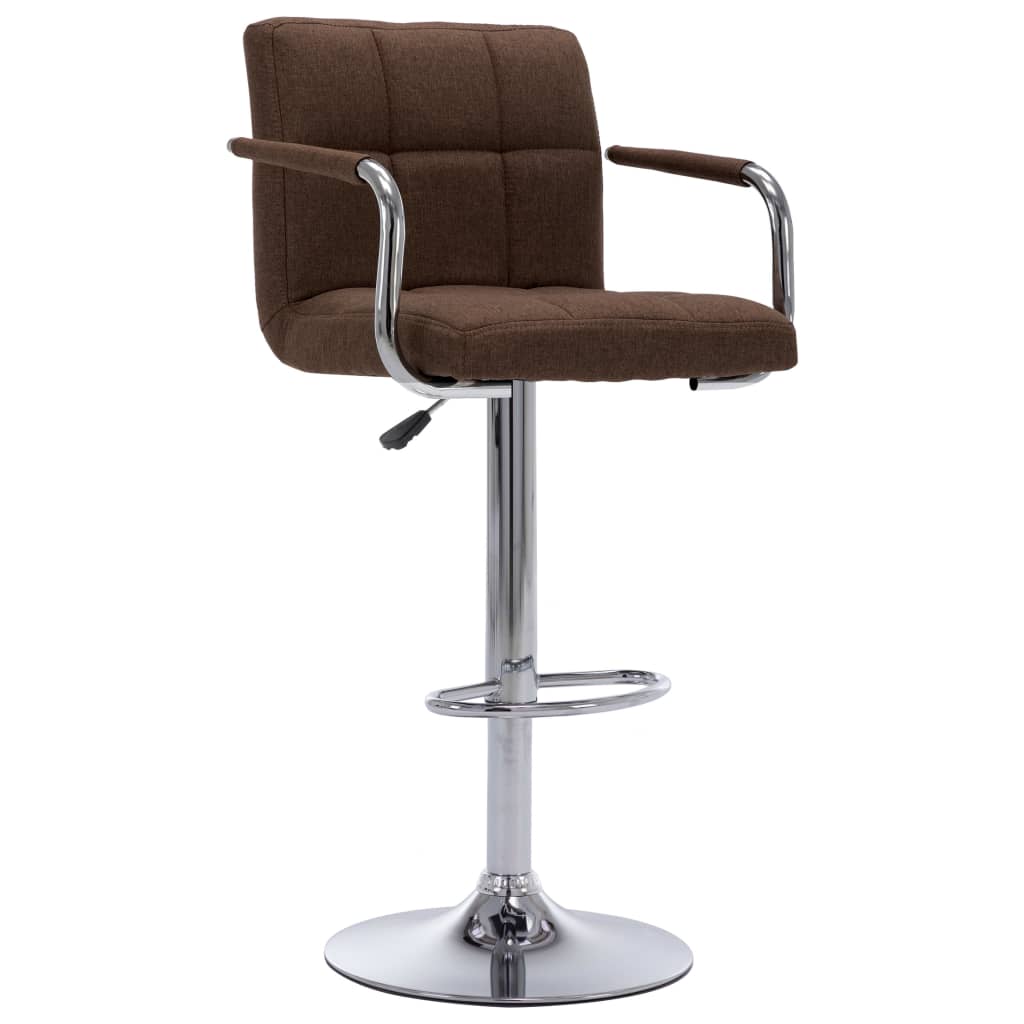 Vidaxl - Chaise De Bar Marron Tissu