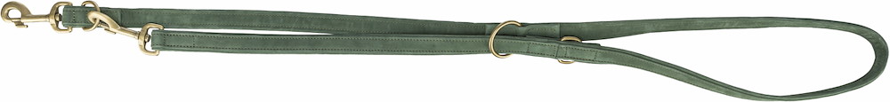 Trixie Pure V-leine, Leder M L, 2 M/20 Mm, Salbei