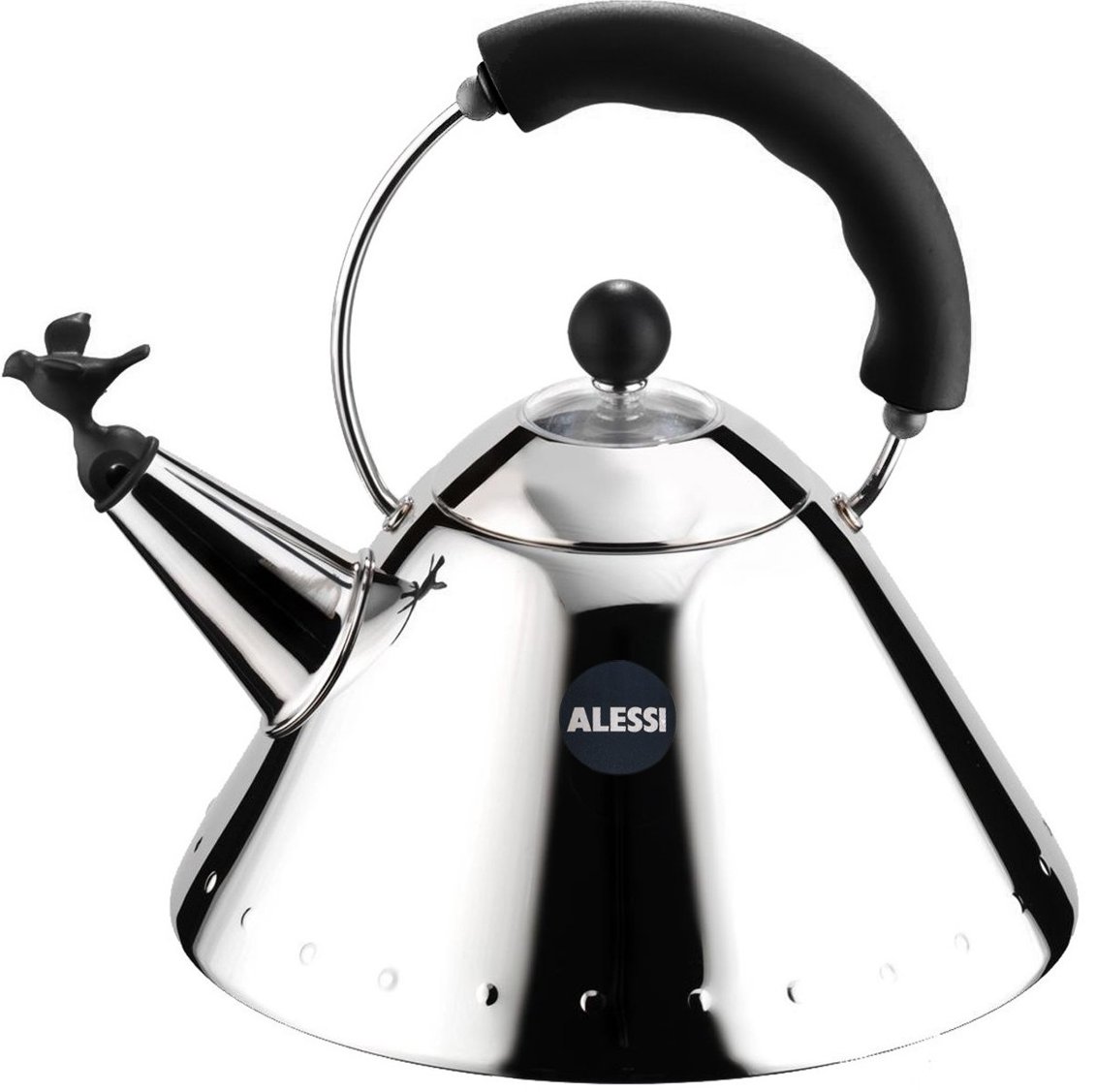 Alessi Schwarz/Silber Wasserkessel, Wasserkocher, - Image 6