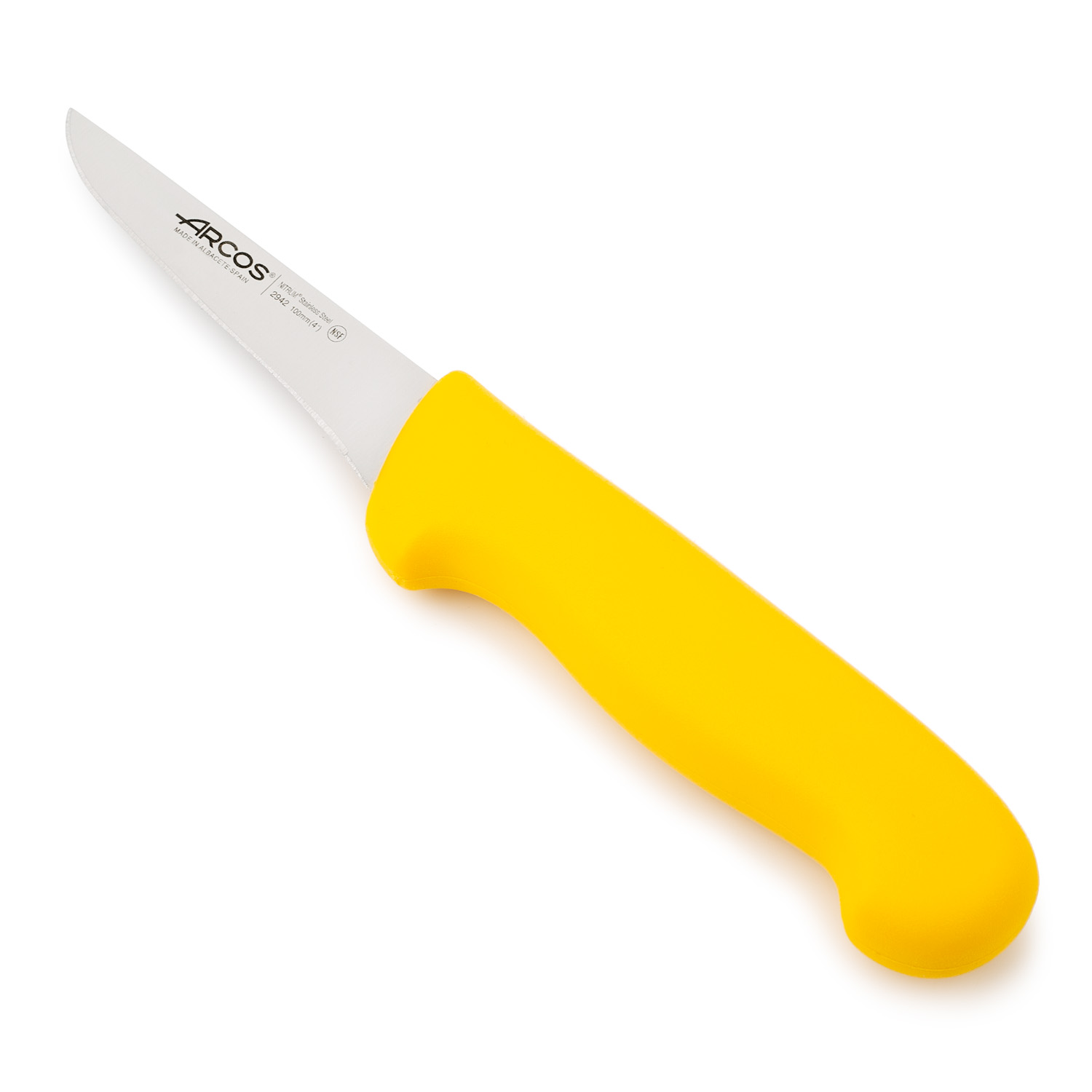 Arcos Serie 2900 - Ausbeinmesser - Klinge Nitrum Edelstahl 100 mm - HandGriff Polypropylen Farbe Gelb - Bild 3