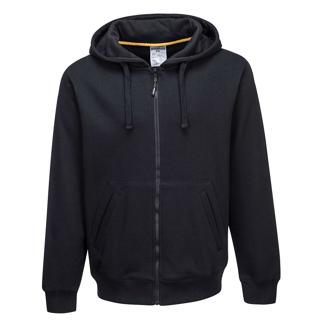 Portwest Schwarz Kapuzensweatshirt Mit Reißverschluss Nickel M - Bild 3