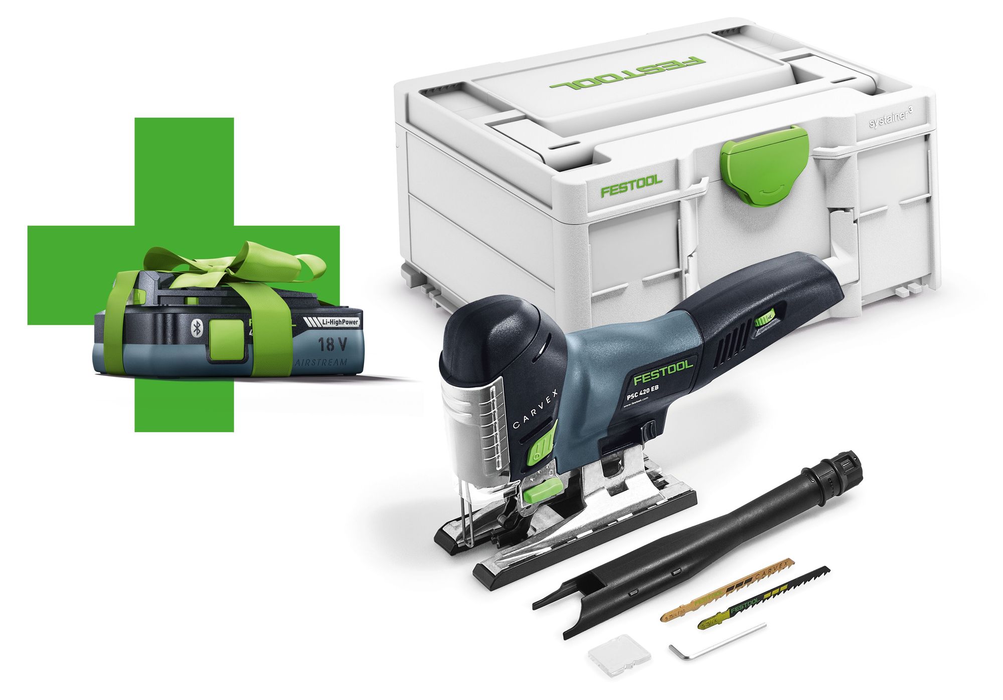 Akku-pendelstichsäge Psc 420 Eb-basic Carvex Mit 1x 4, 0 Ah Akku Im Systainer - Festool