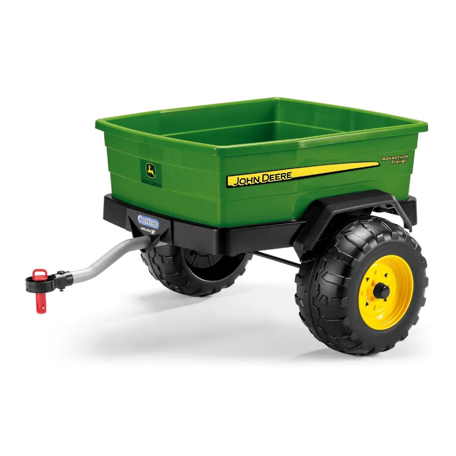 Peg Perego Toys Herren Grün/Gelb/Schwarz Adventure Trailer Anhänger Jd - Image 2