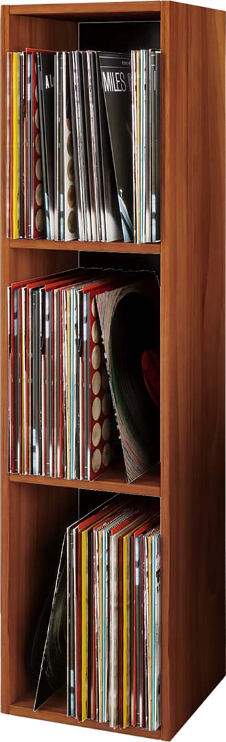 Ebuy24 - Etagère Cd/dvd Média Platto H. 107 X L. 34 X P. 30 Cm Arbre Noyau