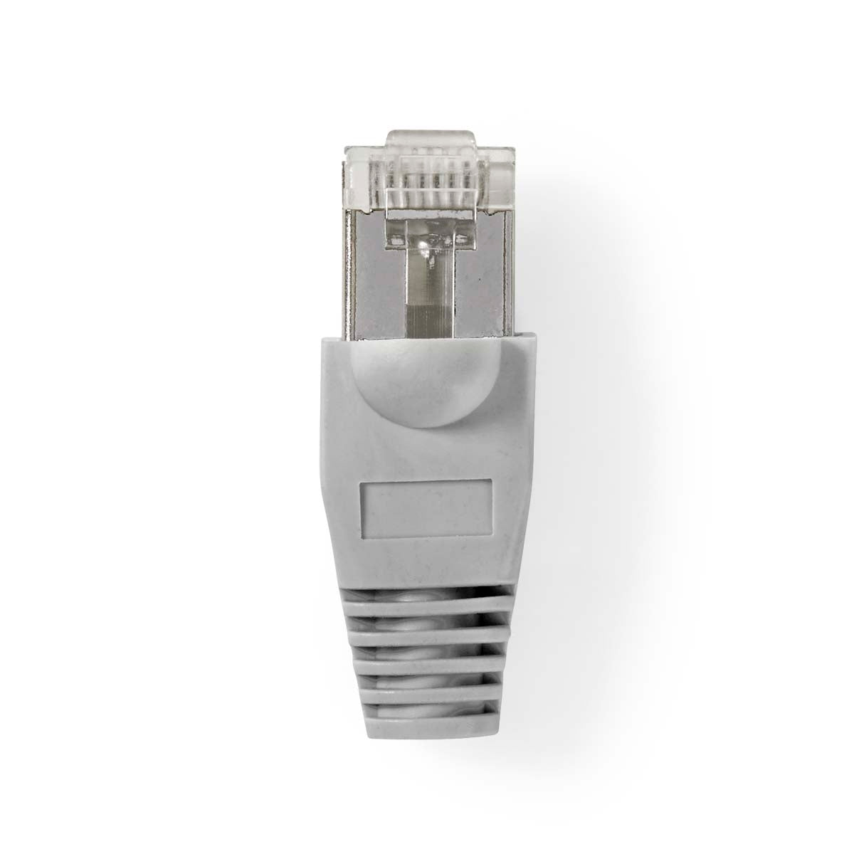 Nedis RJ45-Stecker Stecker Solid UTP CAT5 gerade Vergoldet 10 Stück PVC Grau / Transpa (UTP, CAT5, 10 m), Netzwerkkabel - Bild 3