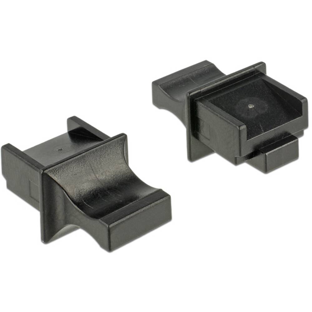 Delock Staubschutzkappe für RJ45 Buchse mit Griff 10 Stück schwarz -