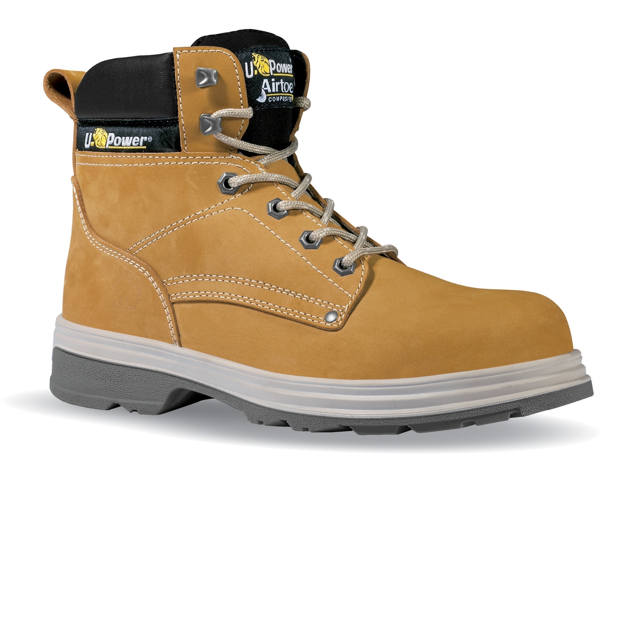 U-Power Herren Braun Sicherheitsschuhe, Hochschuh Taxi S3 Src, Um10263 (S3, 43) - Bild 2