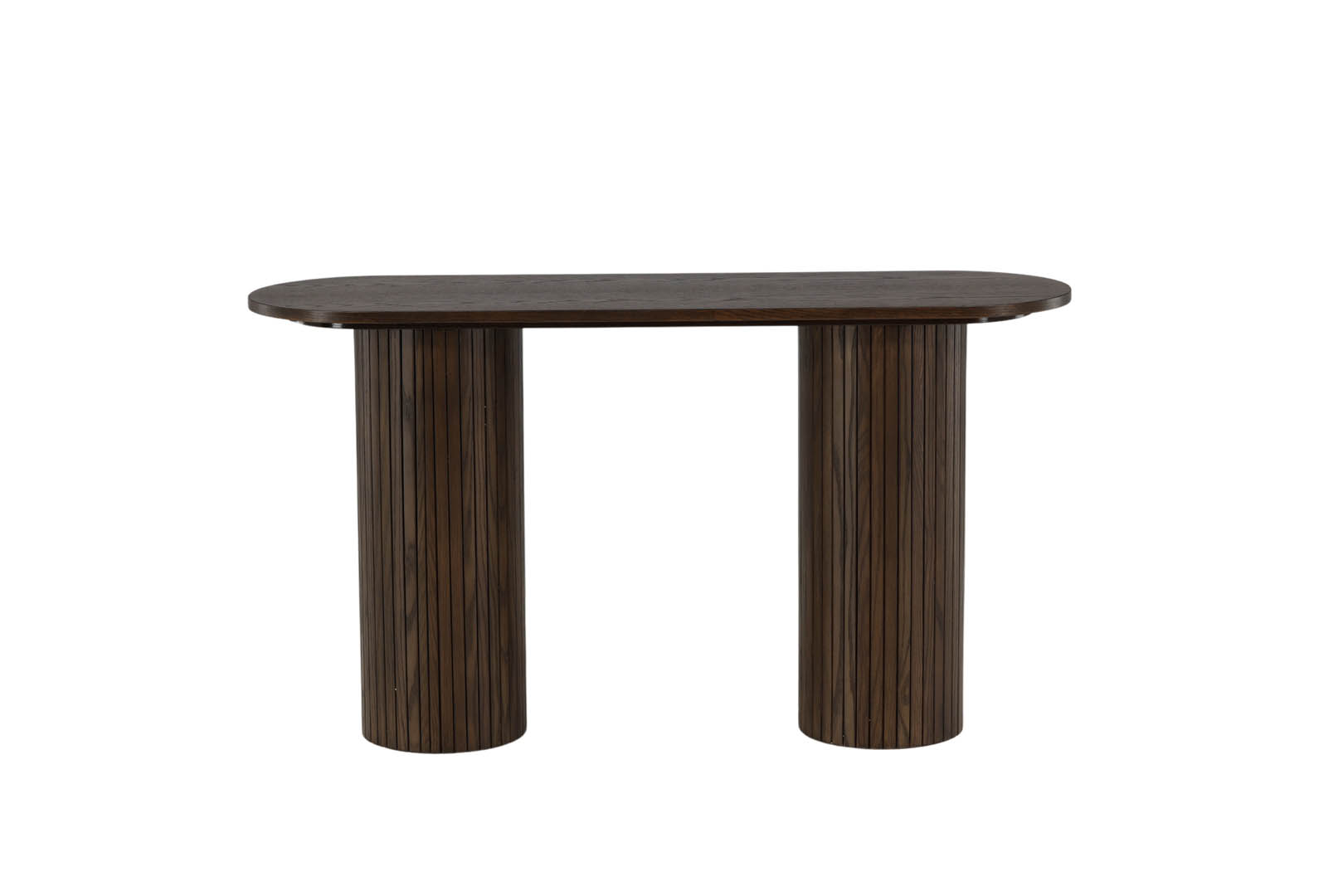 Venture Home  Mocca Mocca Mocca Beistelltisch "Bianca Ovaler Konsolentisch Mit Holzfurnier-Optik 130 × 40 Cm" Ablagetisch Furnier Oval Hoch Geräumig Edel von Baur - Image 4