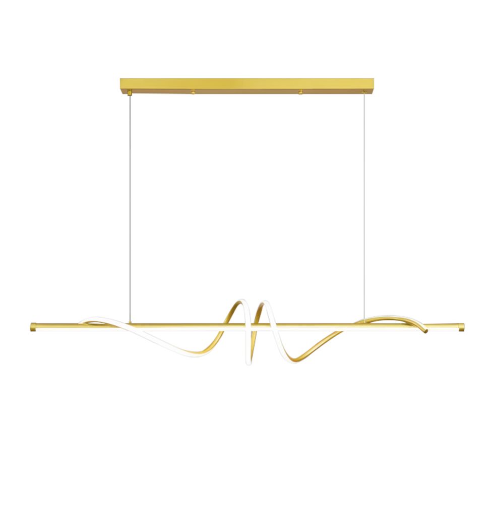 Toolight - Lampe Suspendue À Led Lhj024-cp 25 Gold