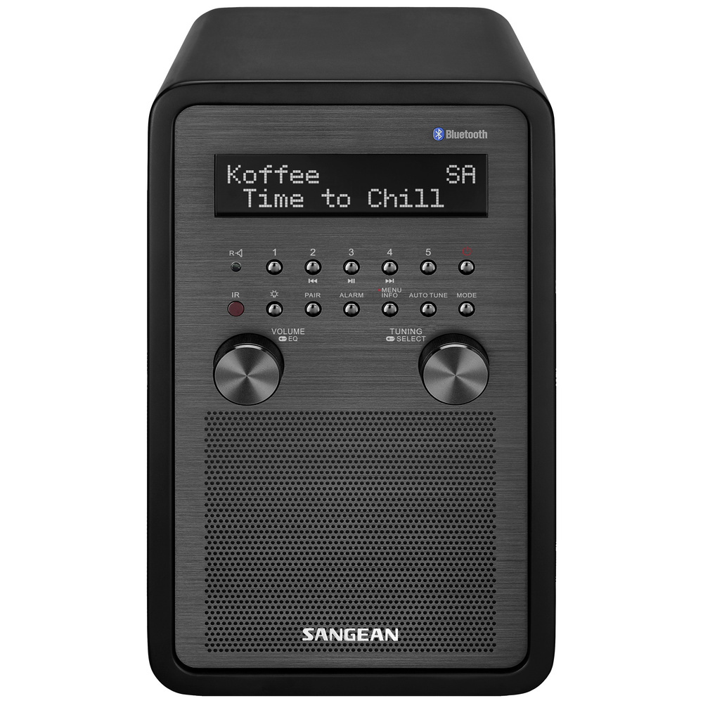 Sangean Schwarz Ddr-60 Tischradio Dab+, Dab, Ukw Aux, Bluetooth®, Nfc Inkl. Fernbedienung, Weckfunktion Sch - Bild 5