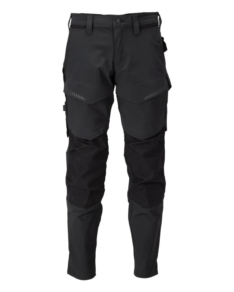 Pantaloni Con Tasche Per Ginocchiere Mascot Ultimate Nero Taglia 48...
