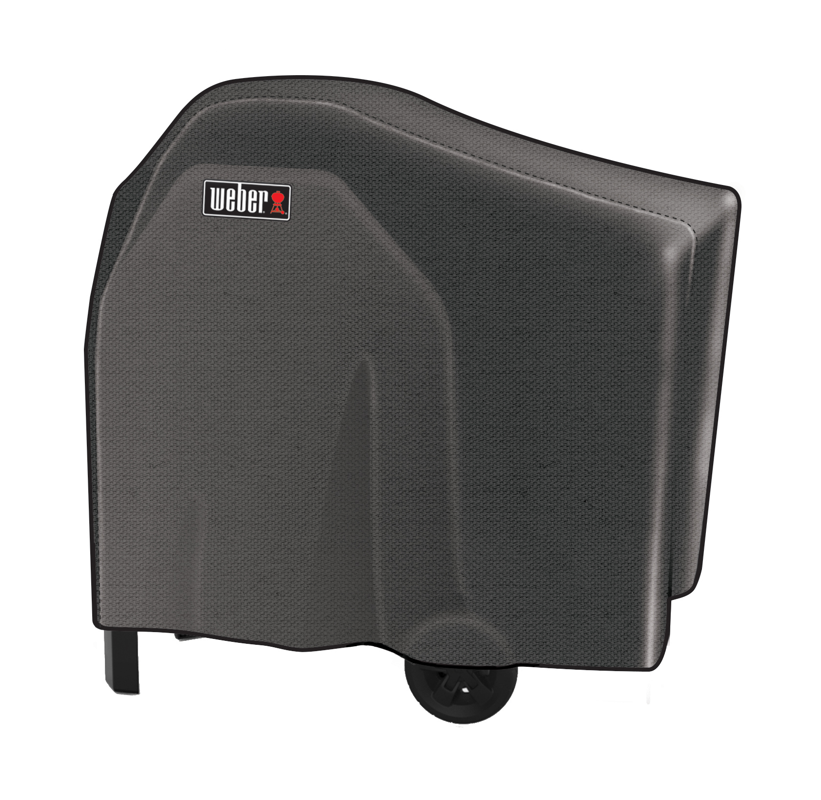 Weber Anthrazit Premium Abdeckhaube Für Pulse Mit Rollwagen