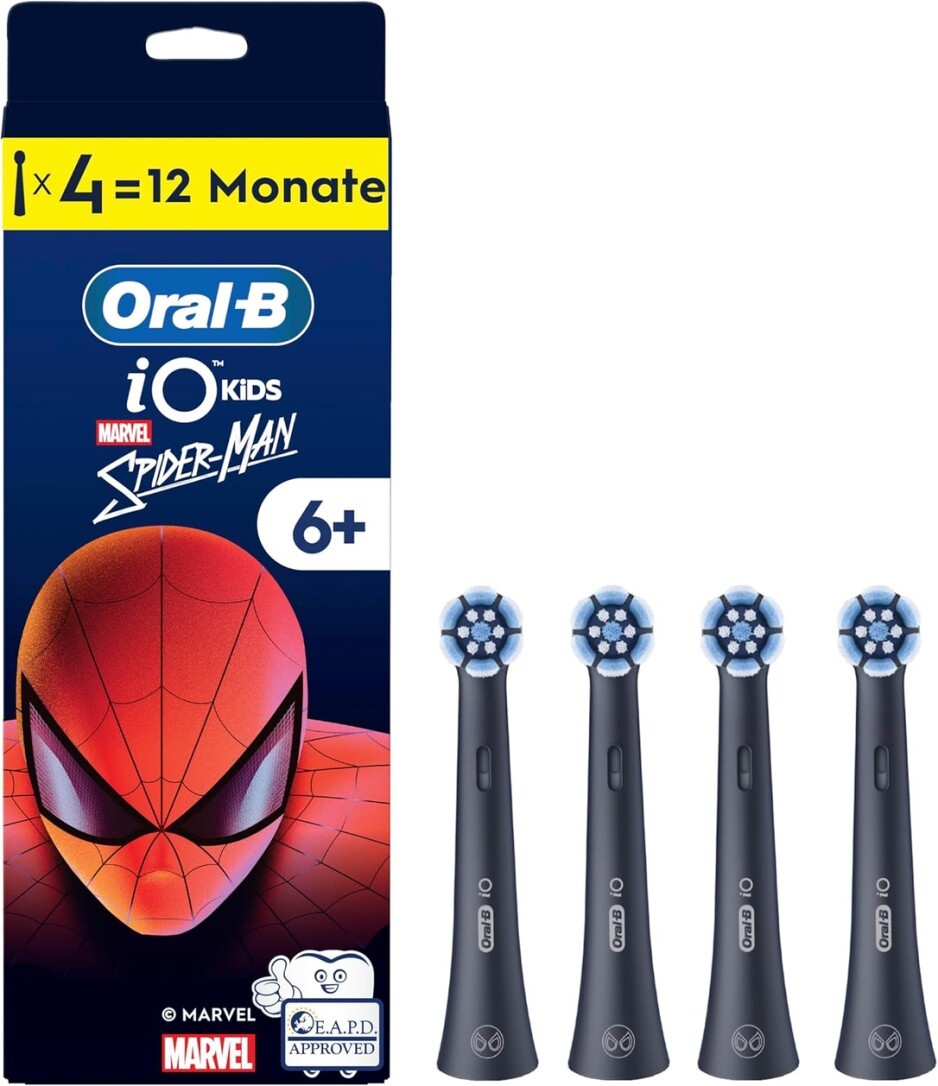 Oral-B Aufsteckbürsten Io Kids Spiderman 4Er Aufsteckbürsten 8700216930628