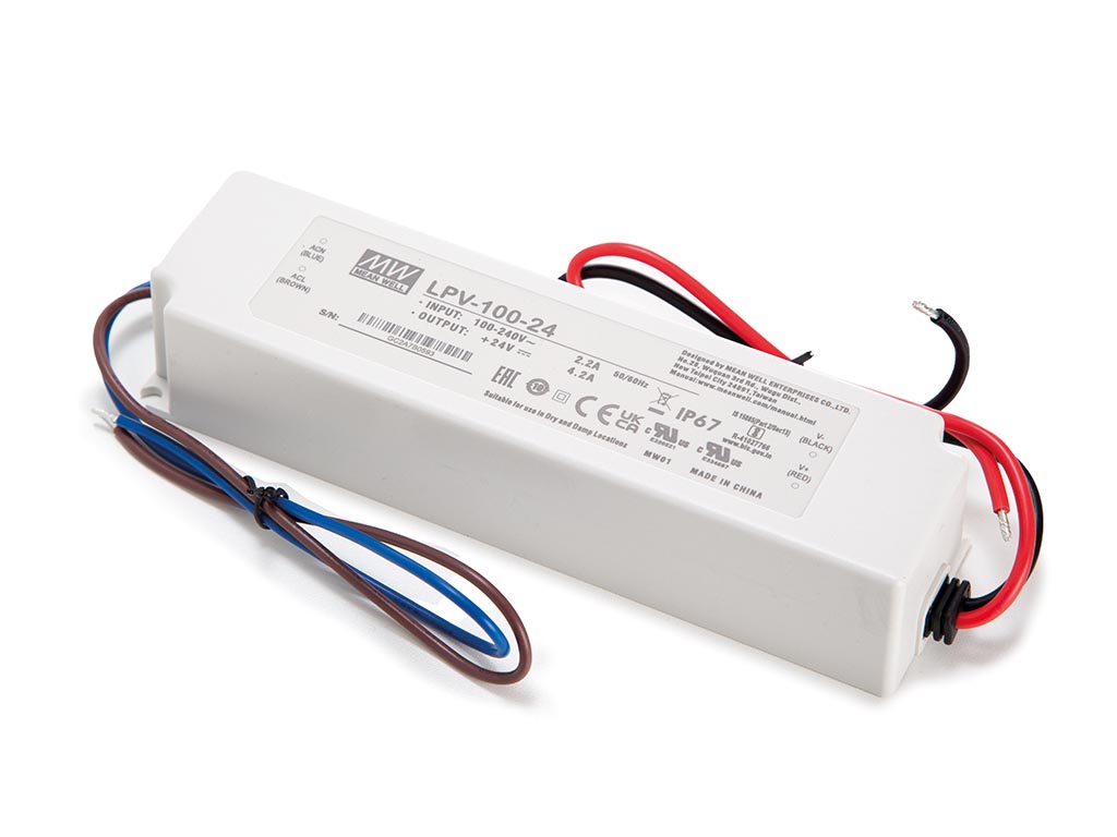 Velleman Mean Well Schaltnetzteil - 1 Ausgang - 100 W - 24 V