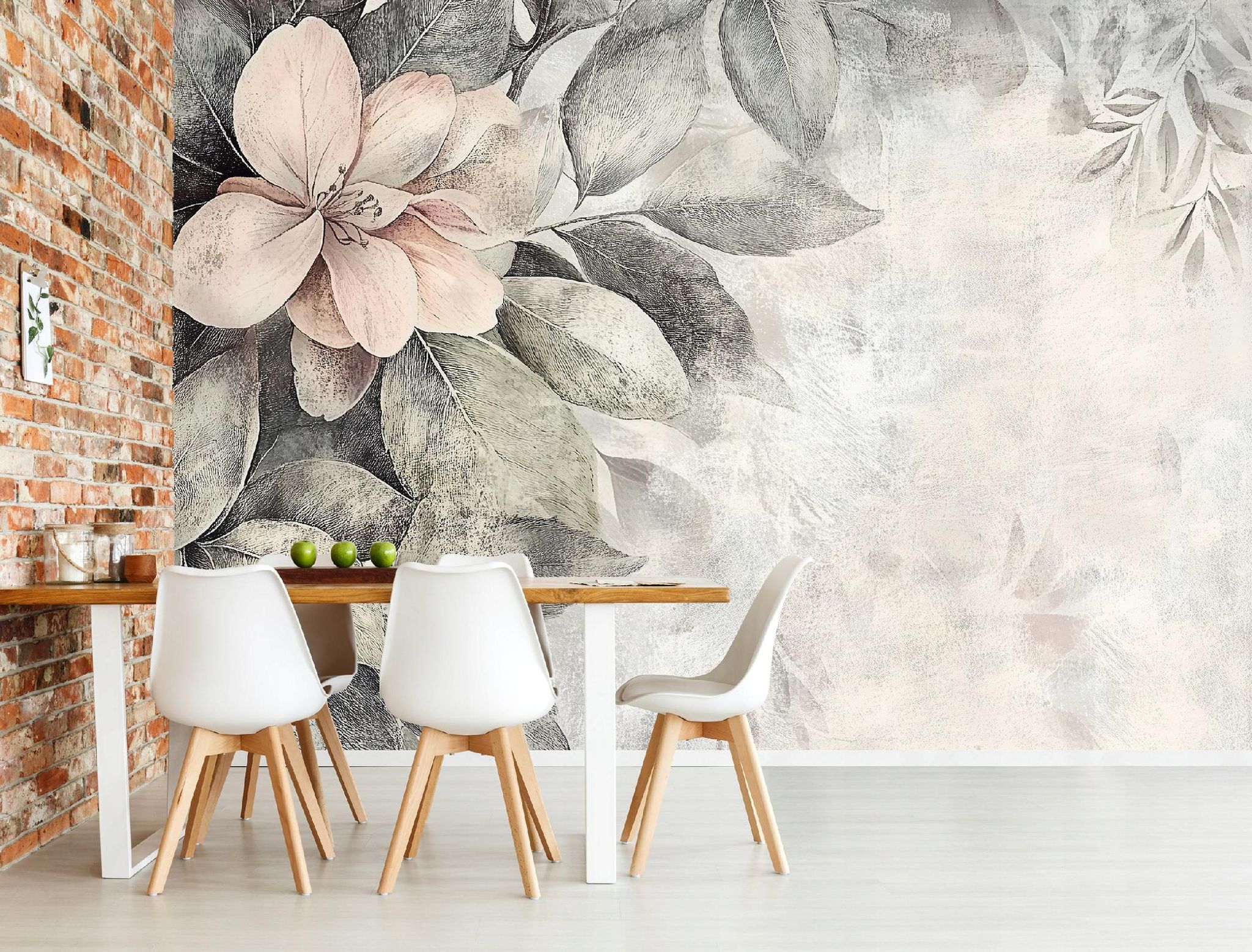 Wallarena Vlies Fototapete Botanisch 200x140 Cm, Tapeten, Für Wohn Und Schlafzimmer, Vliestapete Wandtapete Tapete 3d Effekt- Inkl. Kleister - Blätter Blumen