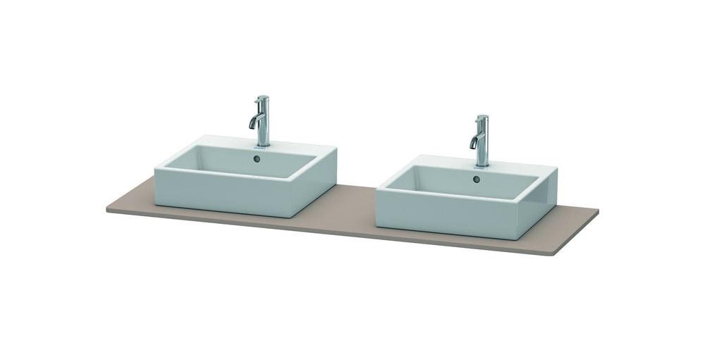 Duravit Xsquare Konsole, 2 Ausschnitte, 1600X16x550mm, Xs063hb4343 - Image 2
