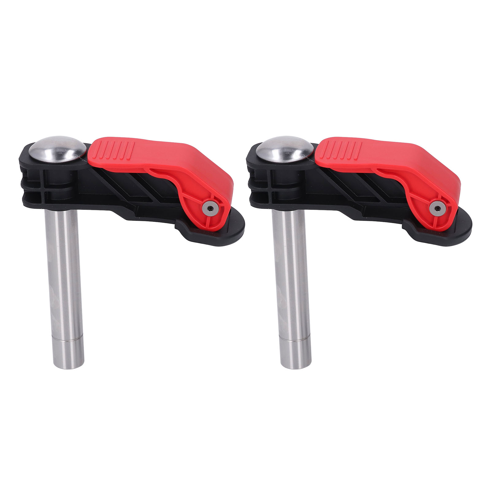 Colliers de serrage pour établi 20 mm, déverrouillage rapide, plastique technique et acier inoxydable, lot de 2