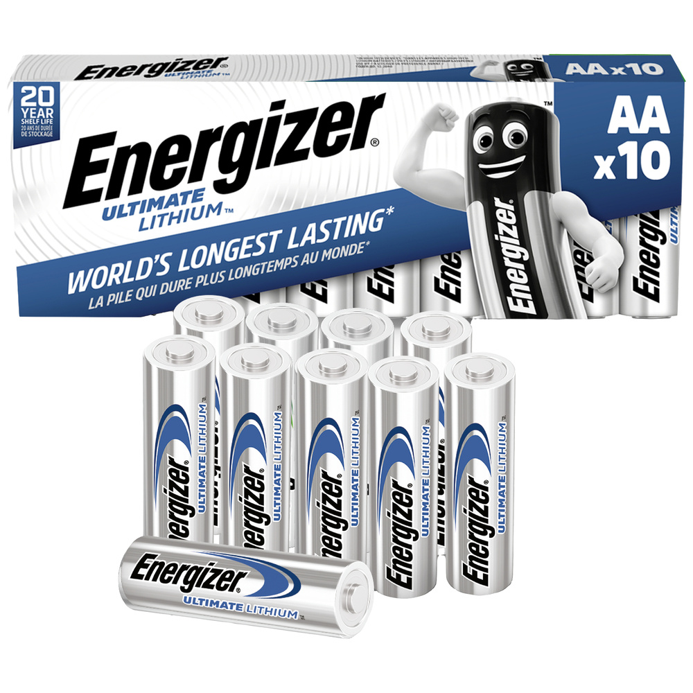 Energizer - Ultimate Fr6 Mignon (Aa)-Batterie Lithium 3000 Mah 1.5 V 10 St.