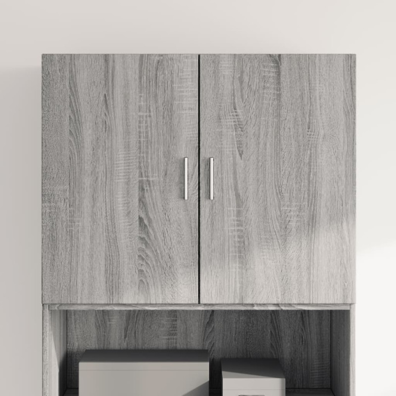 Vidaxl Armoire Murale Sonoma Gris 80x42,5x64 Cm Bois D'Ingénierie