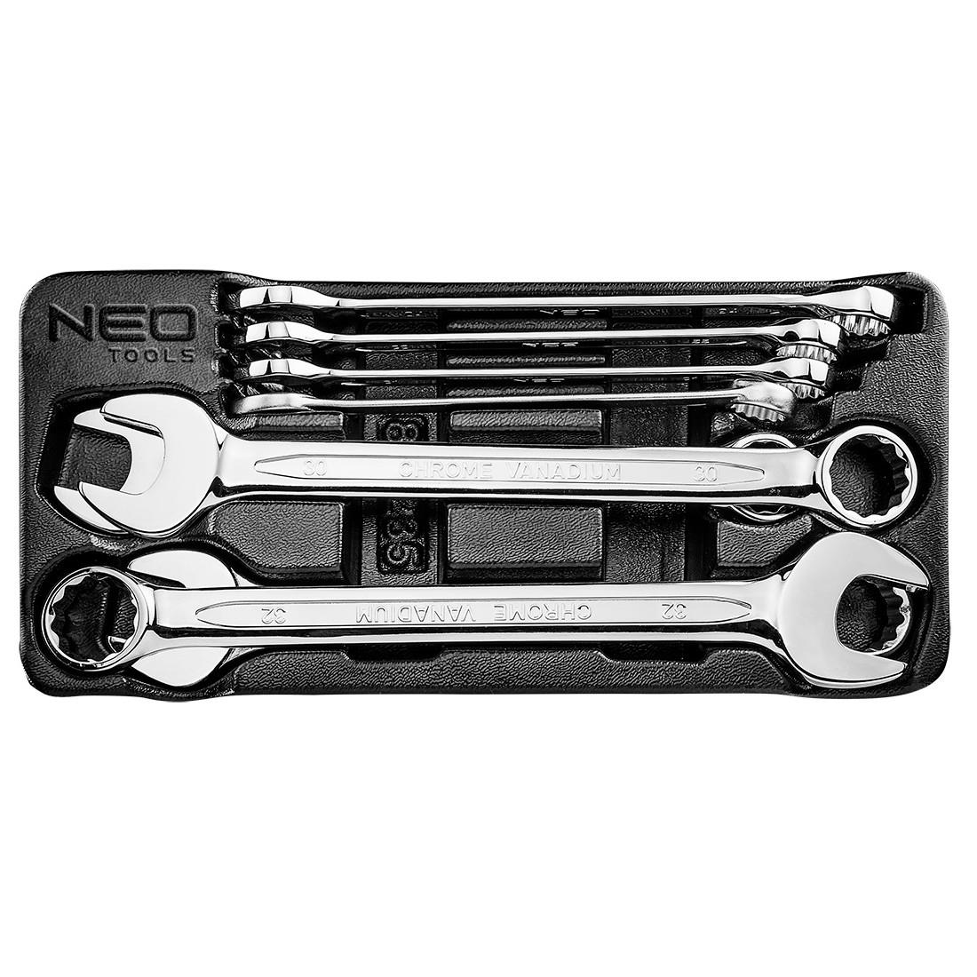 Neo 8 Tlg. Ringmaulschlüssel-Set 20-32Mm 25 Jahre Garantie