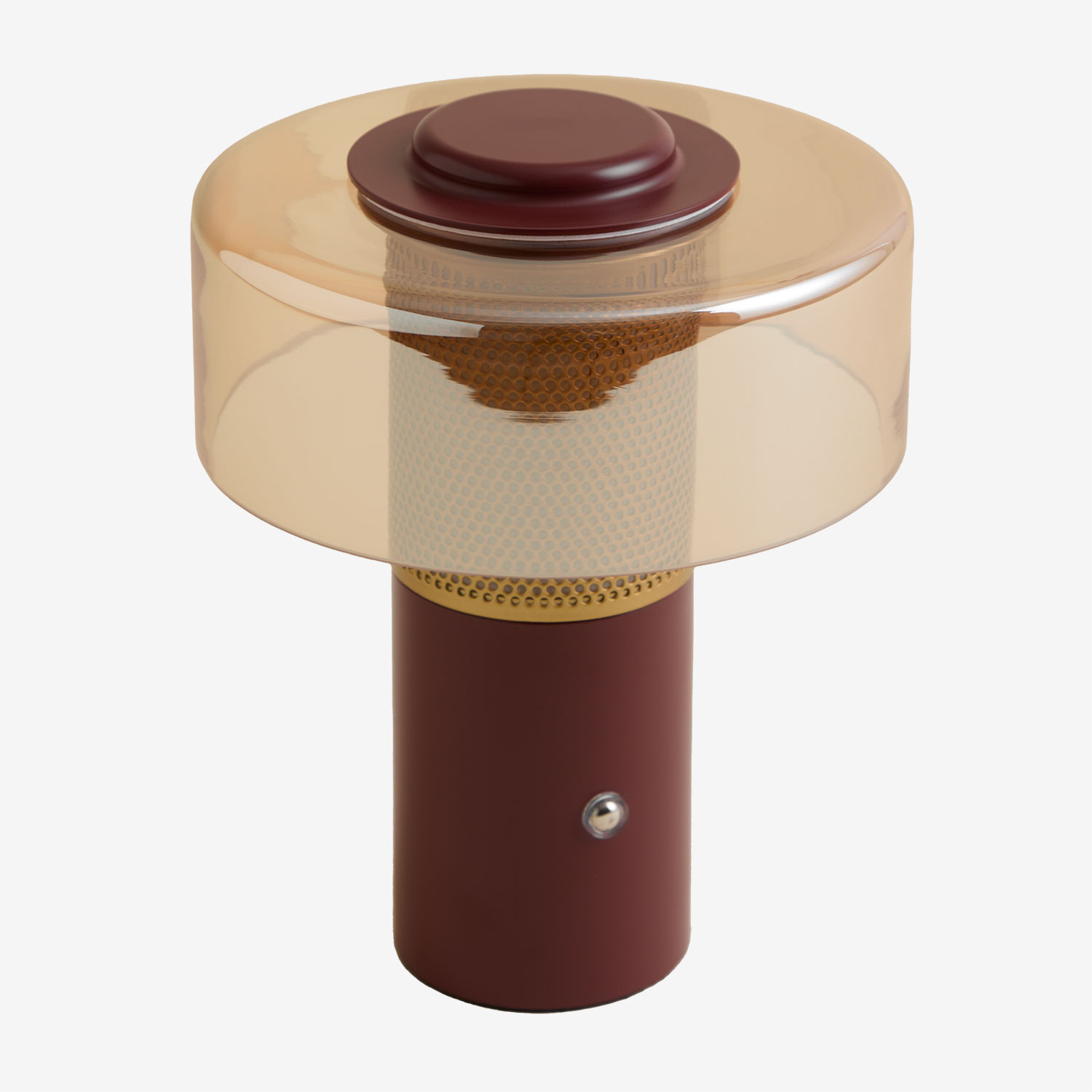 Sklum – Lampe D'Extérieur Led Sans Fil En Verre Et Fer – Température De