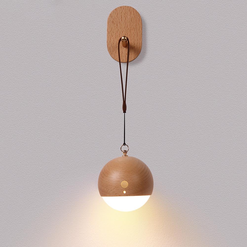 Applique Murale Led Rechargeable Sans Fil – Commande Tactile Et Sonore – Température De Couleur 3000k – Installation Facile Pour Espaces Confinés