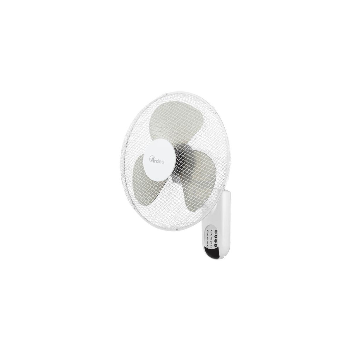 Ardes Wandventilator Ar5w40rw 50W 40Cm 3 Stufen Oszillierend Timer Fernbedienung - Bild 3