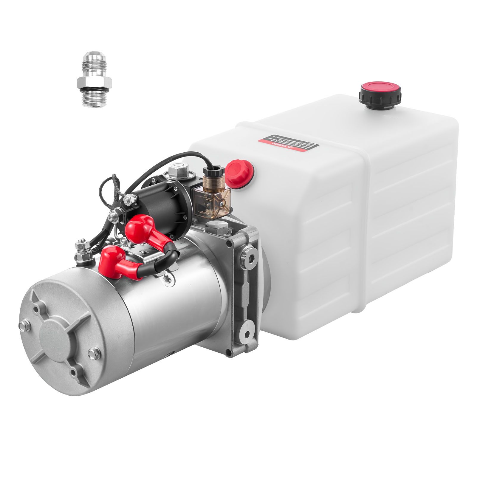 Vérin hydraulique 7 L, pompe monobloc 12 V pour benne basculante, 22 MPa, 3,4 L/min