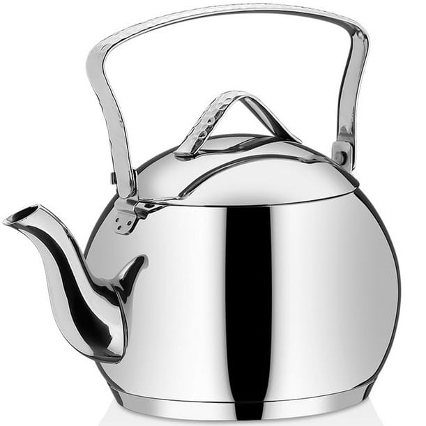 Korkmaz Edelstahl-Teekanne, 1L, "Tombik" - Image 2