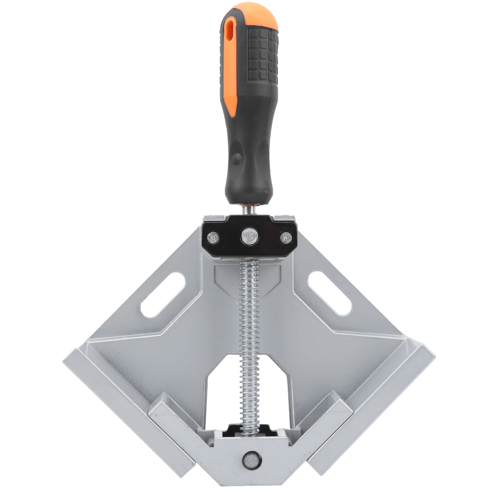 Pince à angle droit pour soudage, alliage d'aluminium, mâchoire rotative 95 mm, lot de 2