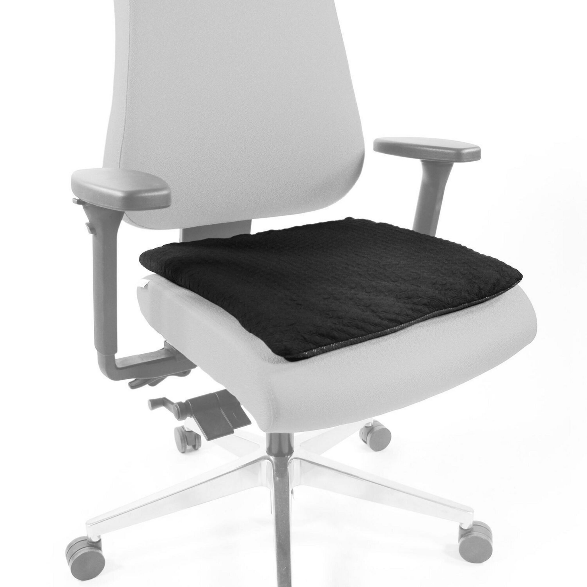 Hjh Office Schwarz B-Ware Sitzkissen Medisit I Kissen Antirutsch Mit Gelperlen Lycra 441 - Image 3