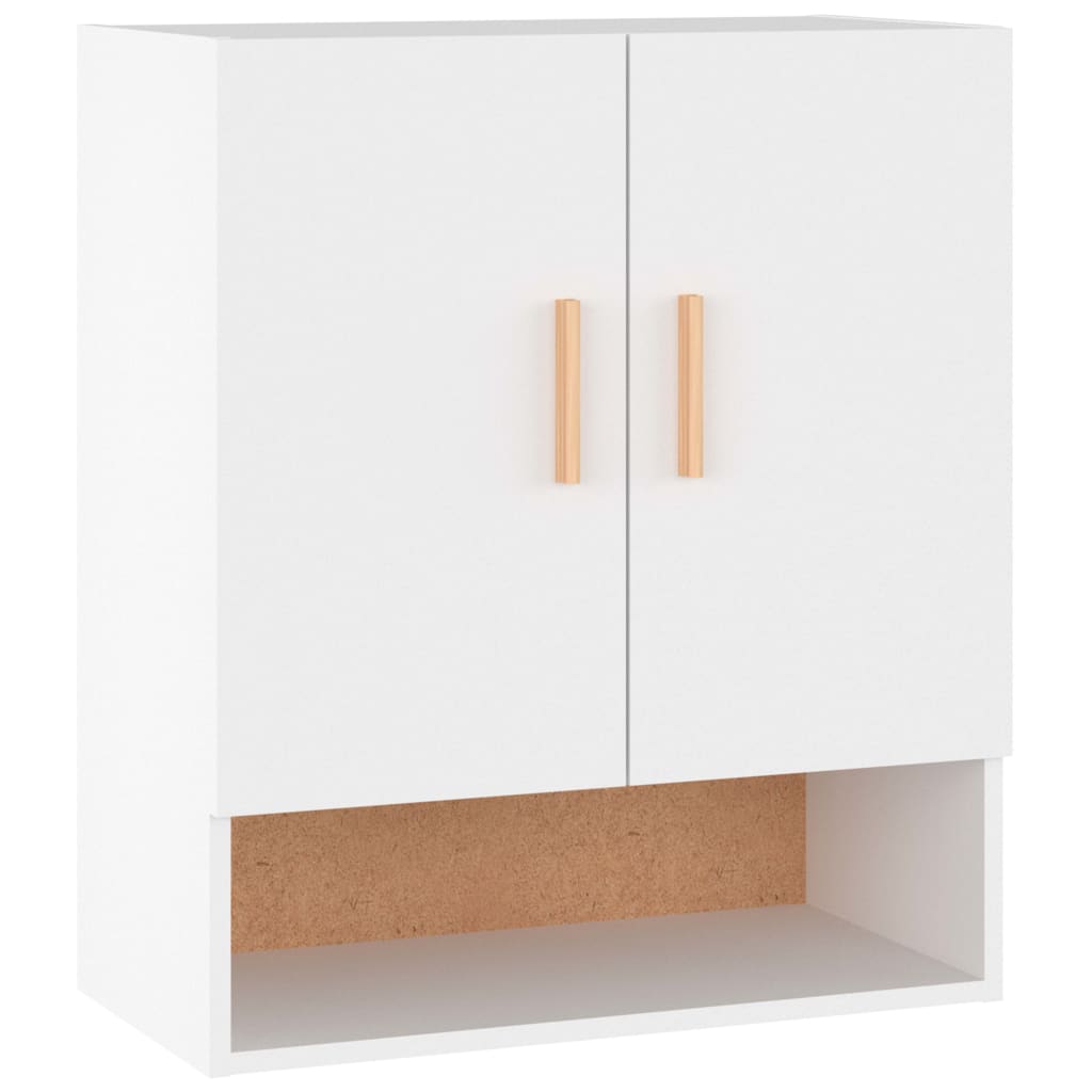 Armoire Murales Design Moderne, Armoire Etagère De Rangement, Blanc 60x31x70 Cm Bois D'Ingénierie Oib3103e