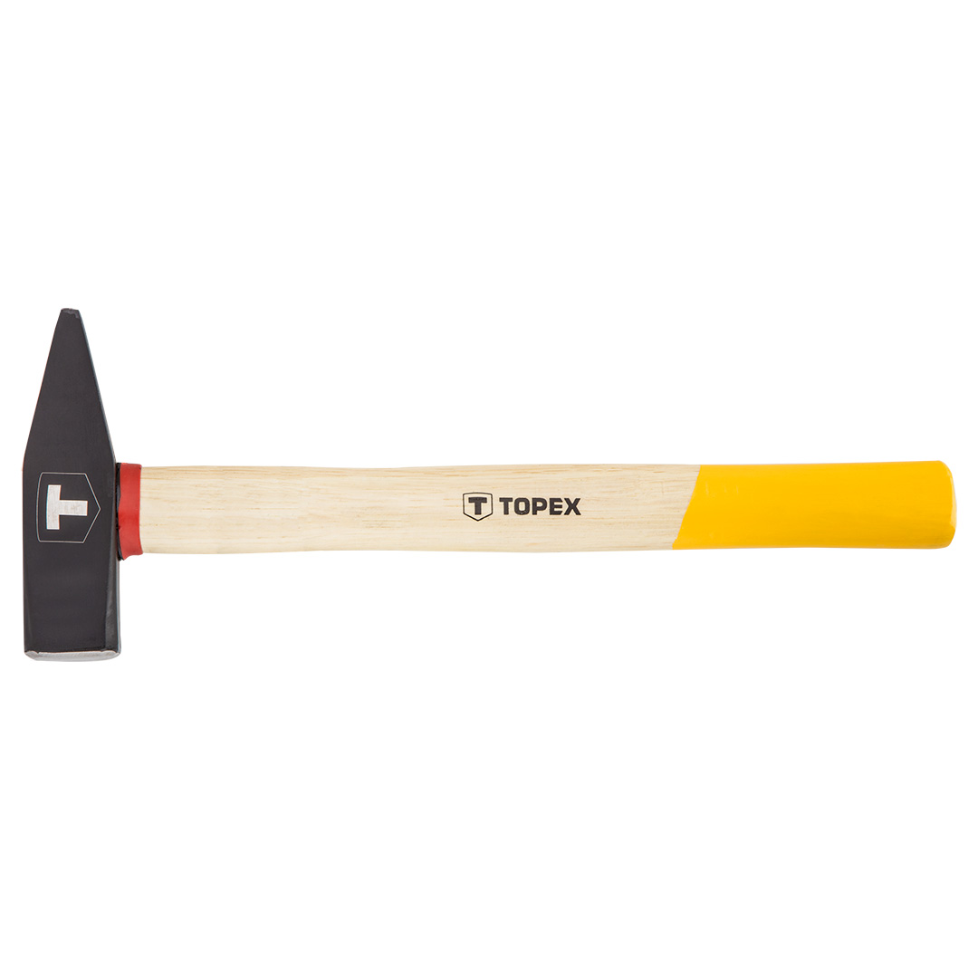 Topex Gelb 800 G Schlosserhammer, Holzgriff