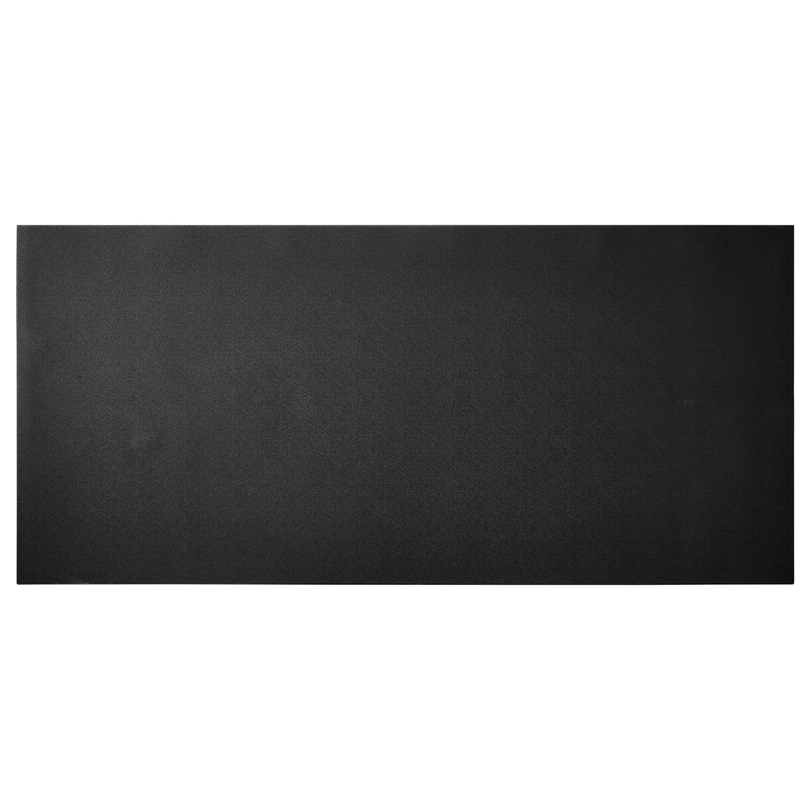 Tapis de protection pour sol sous tapis roulant, 600 x 1300 mm, antidérapant et imperméable, PVC haute densité, noir
