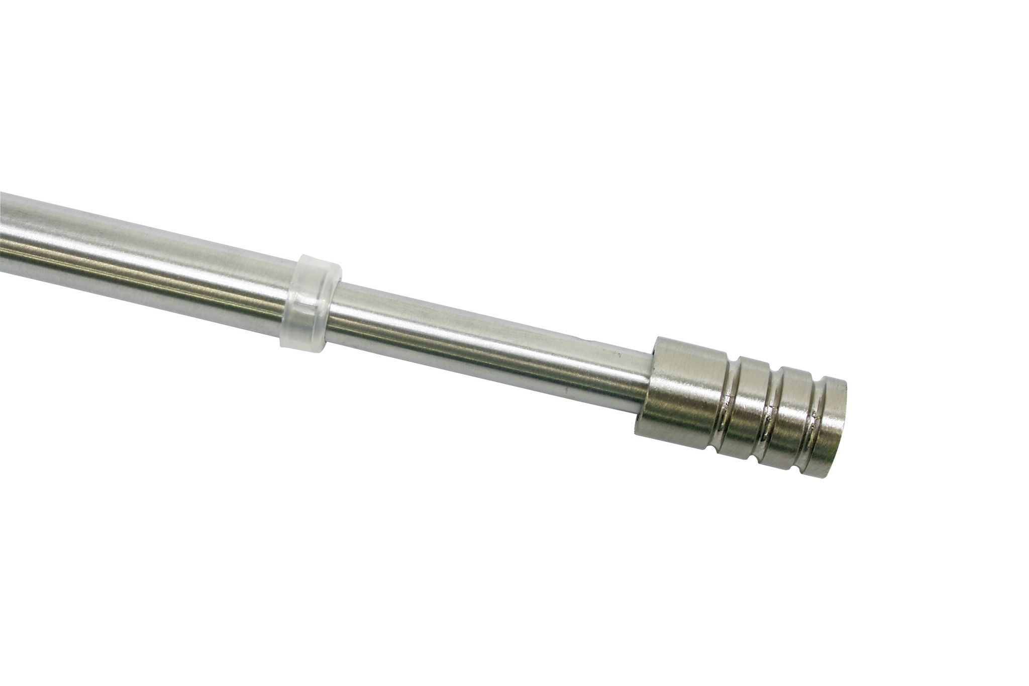 Gardinia Edelstahlfarben Vitragenstange Ø 10 Mm 1 Läufig-Läufig Ausziehbar Serie Vitragestange Zylinder Ø 10 Mm von Baur - Image 3