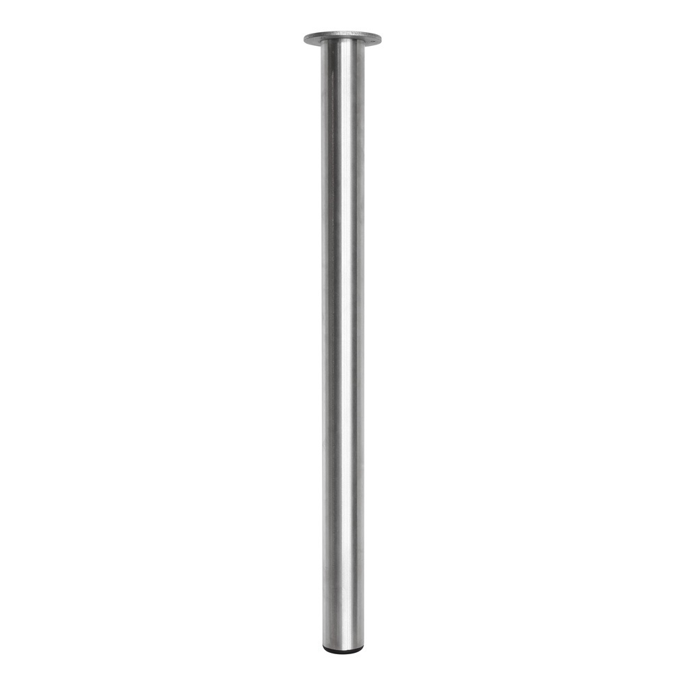 Vivol Edelstahl-tischbeine - Rund - 50 X 720 Mm - Rostfrei & Gebürstet