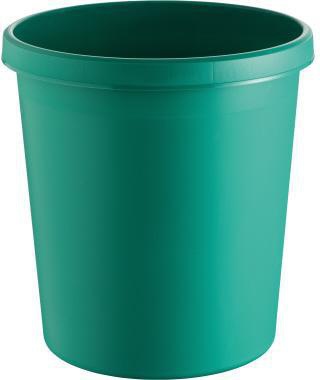 Helit Grün Papierkorb 18 Liter Abfalleimer, - Bild 4