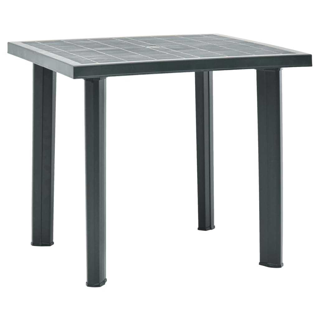 Vidaxl - Table De Jardin Vert 80x75x72 Cm Plastique