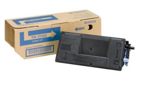 Oem Original Kyocera Tk-3160 Toner Schwarz, 1 Stück L20456-001, Tk3160