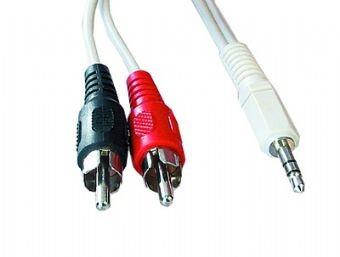 Gembird Schwarz Cablexpert Audiokabel Stecker 2 X Cinch 3,5-Mm-Stereo-Miniklinke 1,5 M Garantie: 12 Monate