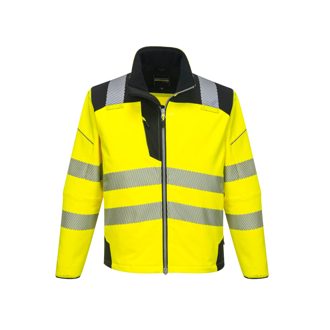 Portwest Herren Gelb/Schwarz Arbeitsjacke, Warnschutz- Softshelljacke 4XL (4Xl) - Bild 3