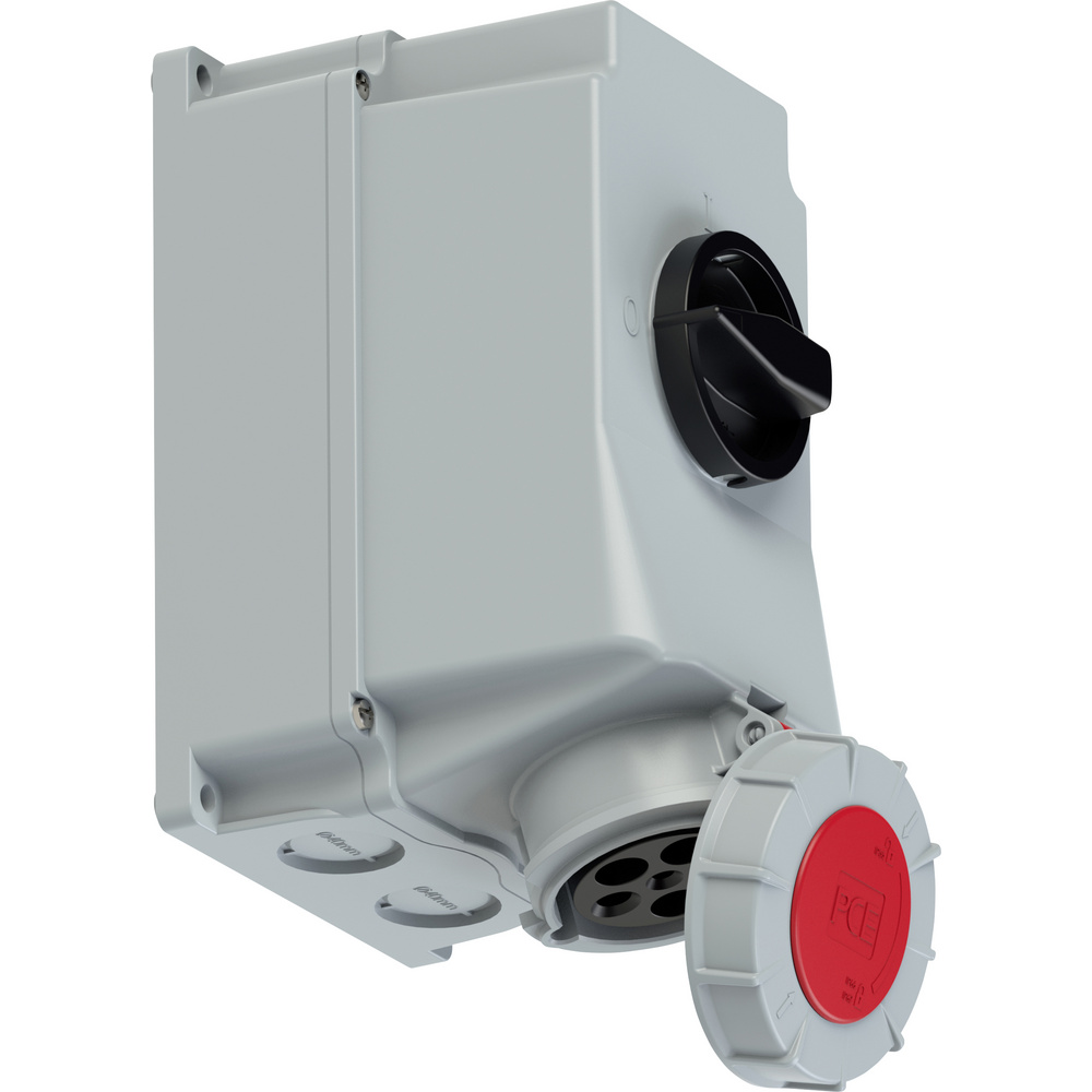Pce Grau - 75352-6 Cee Wandsteckdose 63 A 5Polig 400 V 1 St.