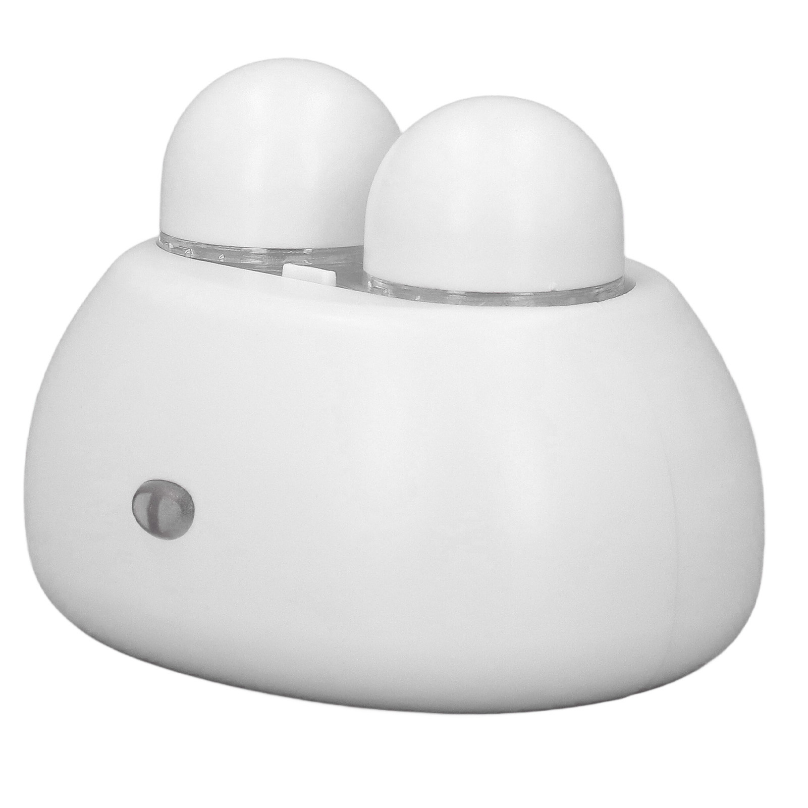 Nettoyeur de lentilles à ultrasons portable, boîtier ABS, blanc