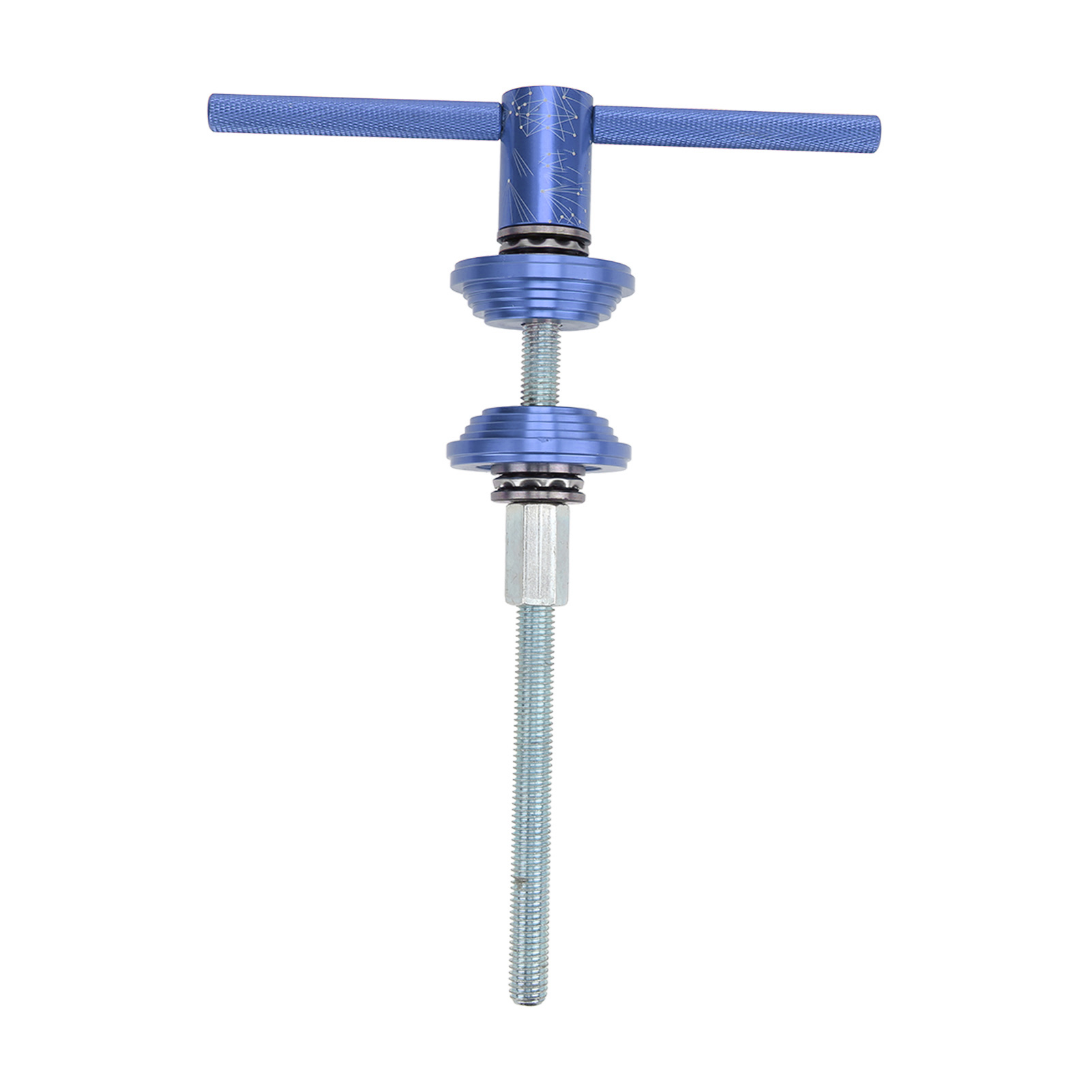 Presse pour jeu de direction et boîtier de pédalier, tige filetée acier galvanisé, aluminium CNC