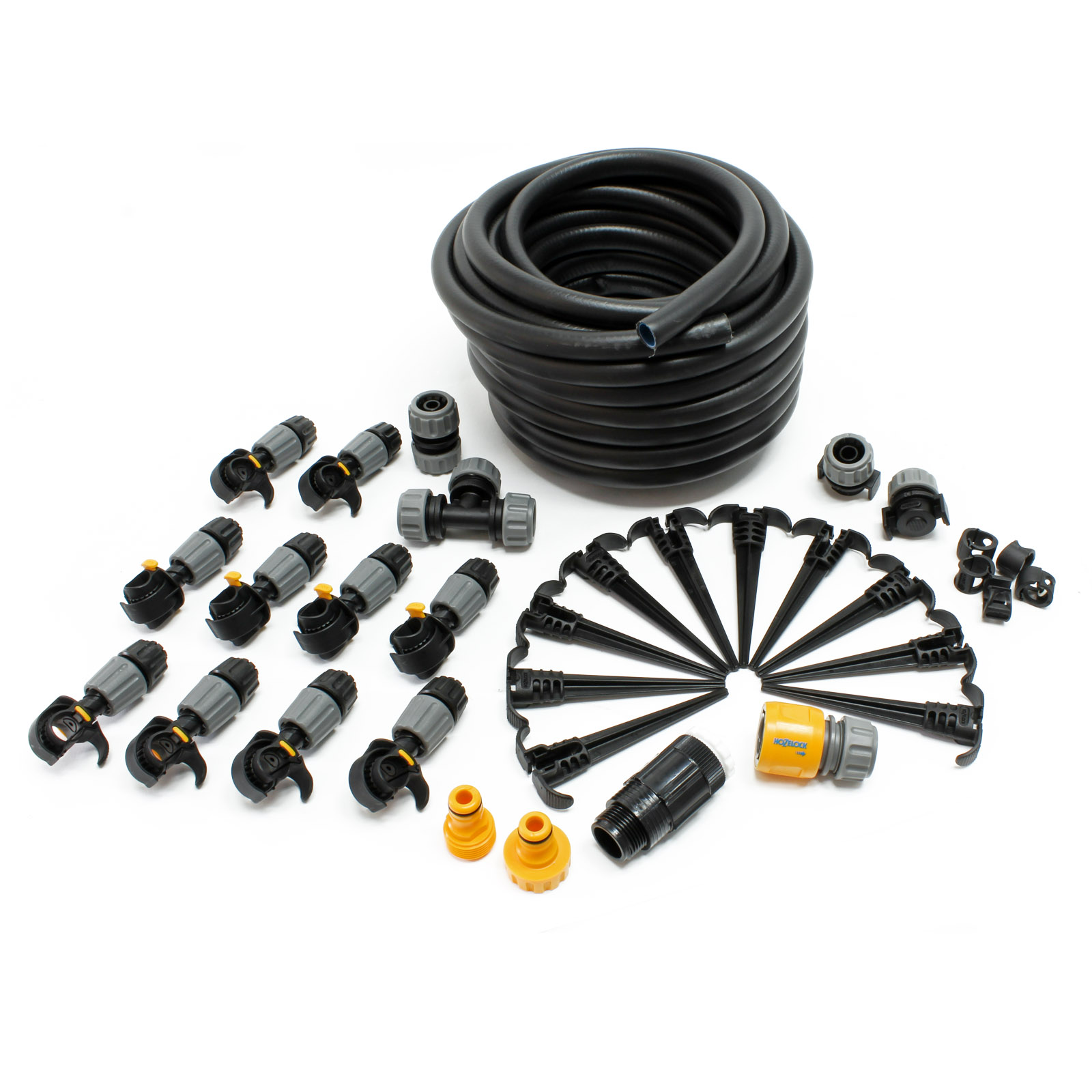 Hozelock Gelb Easy Drip 10M² Universal-Bewässerungsset