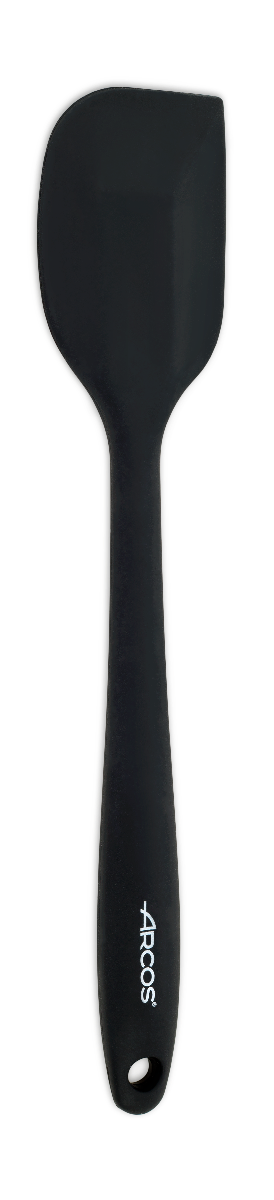 Arcos Schwarz Silicone Spatula Silikonzunge Metallgriff, 280 Mm, 18/8 Edelstahl.