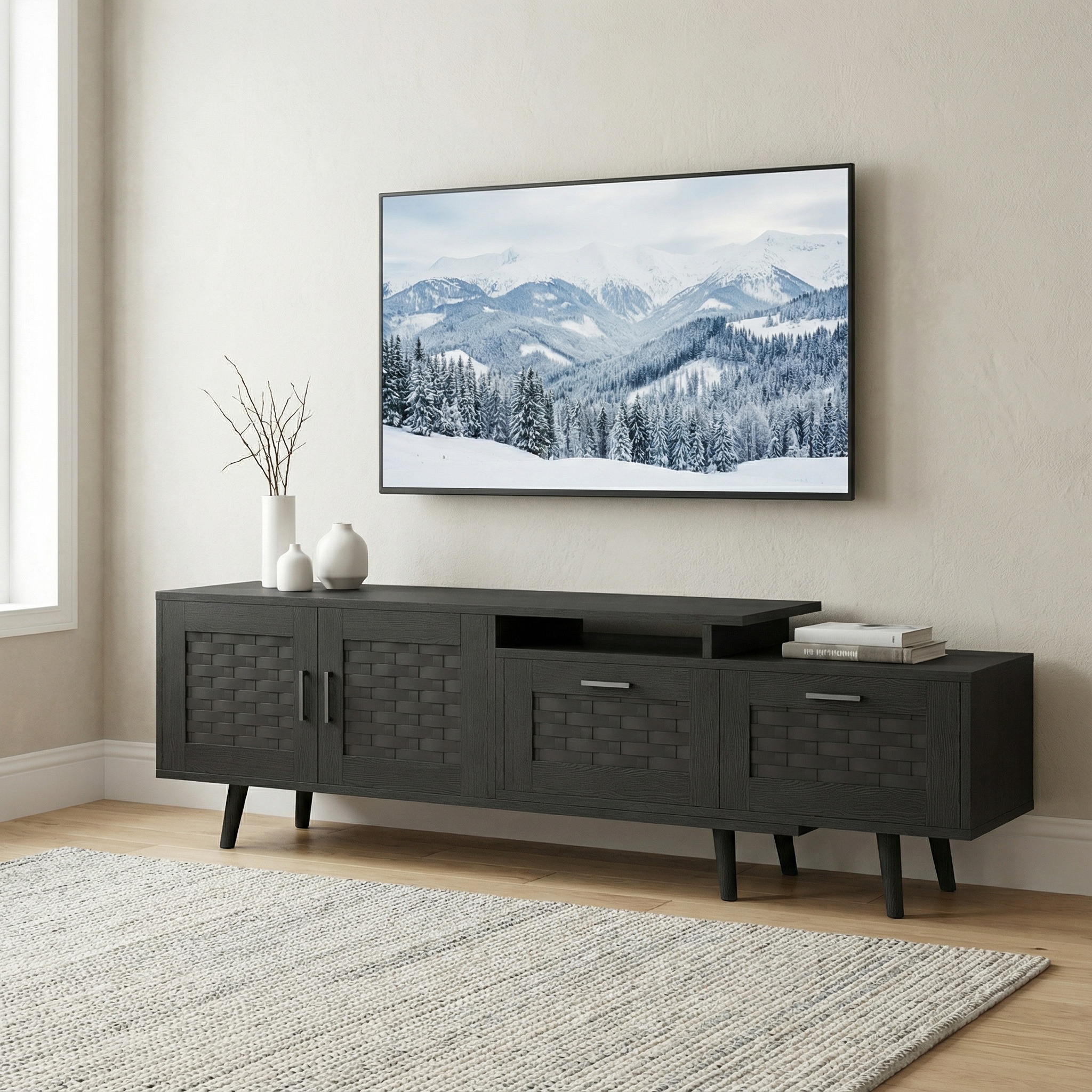 Meuble Tv Robin 180, Extensible(146-180cm)