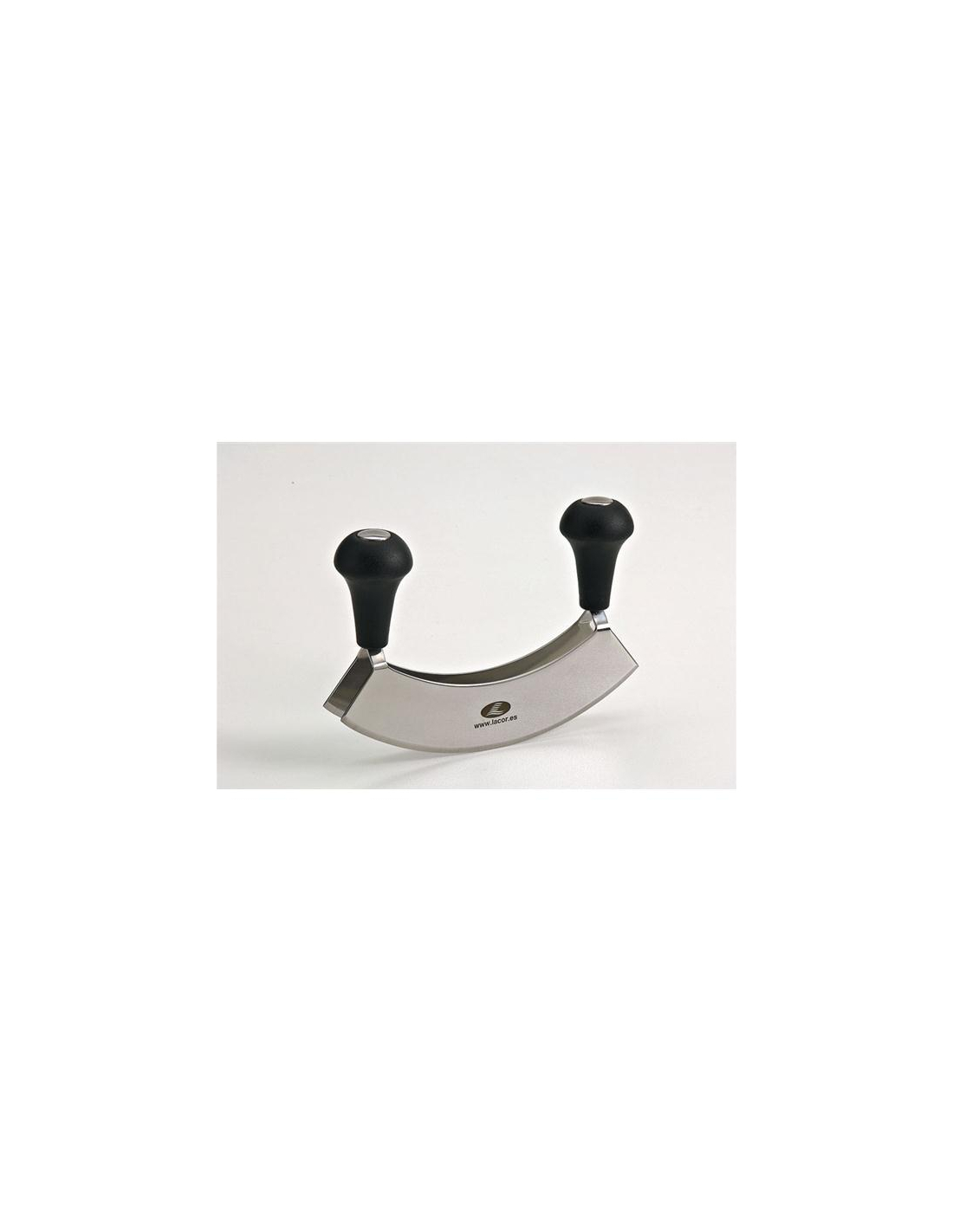Lacor Hachoir Berceuse Edelstahl Schwarz Ergonomisch 2 Klingen - Bild 4